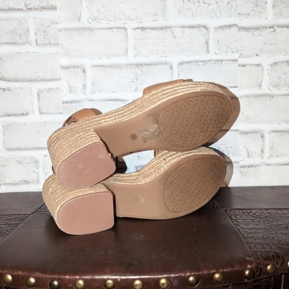 Tory Burch Fleming Espadrille Sandals size 10