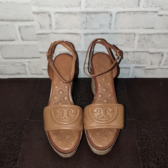 Tory Burch Fleming Espadrille Sandals size 10