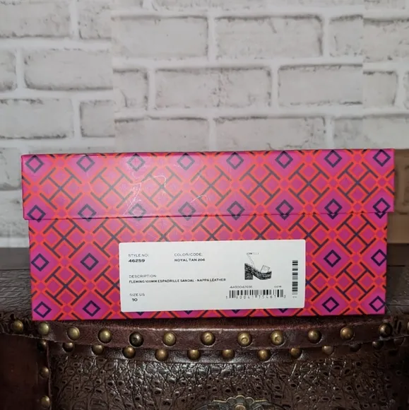Tory Burch Fleming Espadrille Sandals size 10