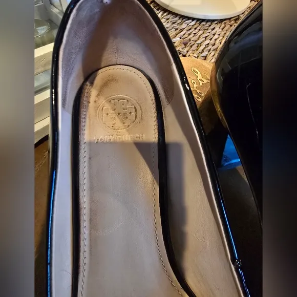 Tory Burch Gigi Block dressing shoes.