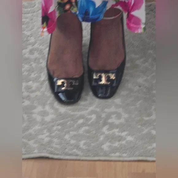 Tory Burch Gigi Block dressing shoes.