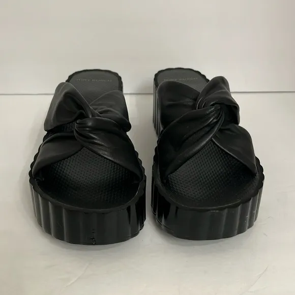 Tory Burch Leather Knotted Platform Sandals