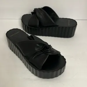 Tory Burch Leather Knotted Platform Sandals