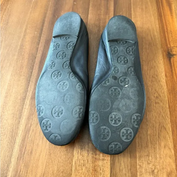 Tory Burch Minnie Leather Ballet Flats