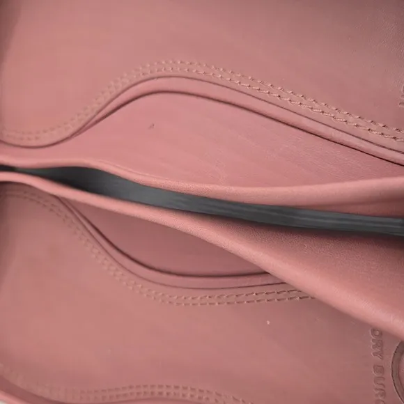 Tory Burch Rosalind Pink Bow Ballet Flats 10M