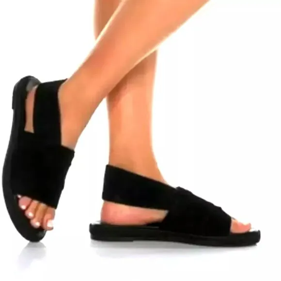 Tory Burch Sandals Suede Slingback Espadrille
