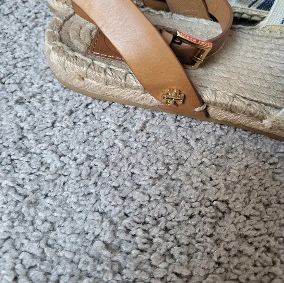 TORY BURCH Stretch-Canvas Espadrille Sandals