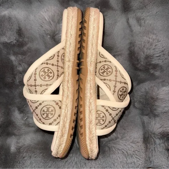 Tory Burch T Monogram Espadrille Sandals