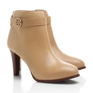 TORY BURCH Tan Booties - Bristol High-Heel 7