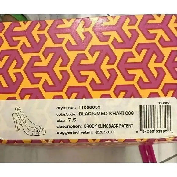 Tory Burch Slingback Patent Leather Heels