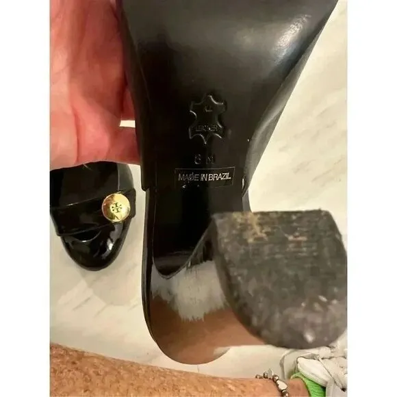 Tory Burch Slingback Patent Leather Heels