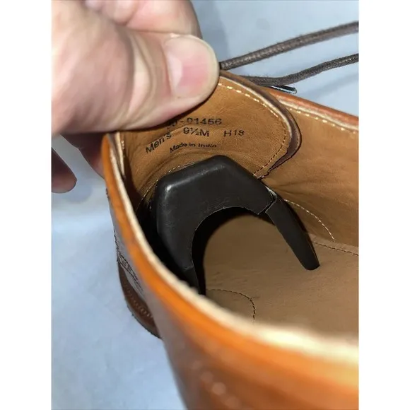 Trask Captoe Dress Shoes Men’s Size 9.5 M Brown Leather Oxfords City Going Out