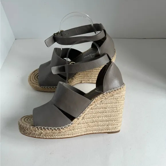 Treasure &amp; Bond Gray Espadrille Women’s Sandals Size 10