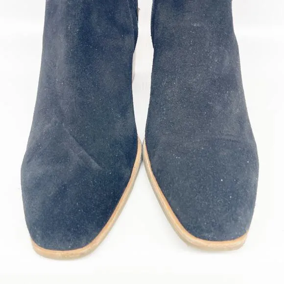 Treasure &amp; Bond Women's Dylan Lea Tall Boots Black Suede Size 10M