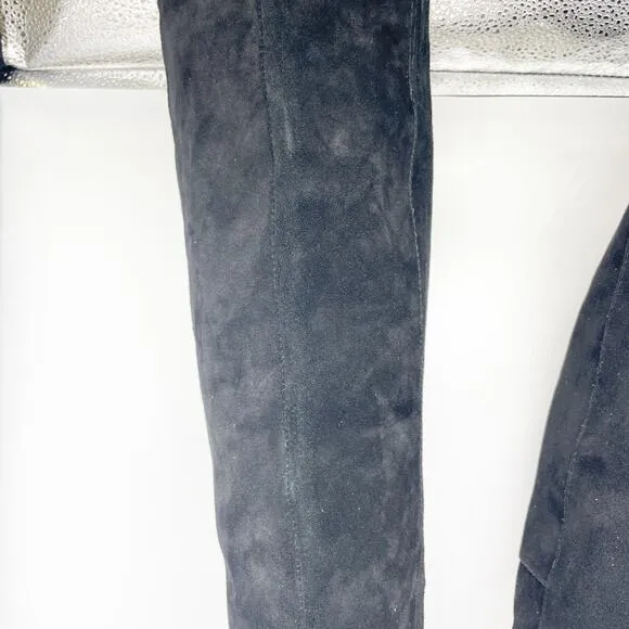 Treasure &amp; Bond Women's Dylan Lea Tall Boots Black Suede Size 10M