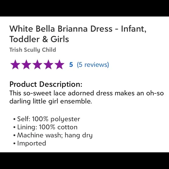 Trish Scully Kids dress