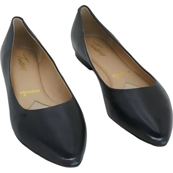 Trotters Estee Women’s Black Ballet Flats, Narrow Size 9.5