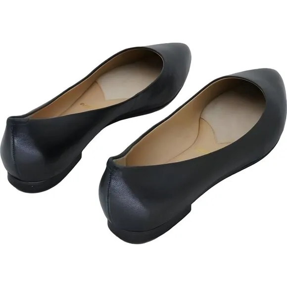 Trotters Estee Women’s Black Ballet Flats, Narrow Size 9.5