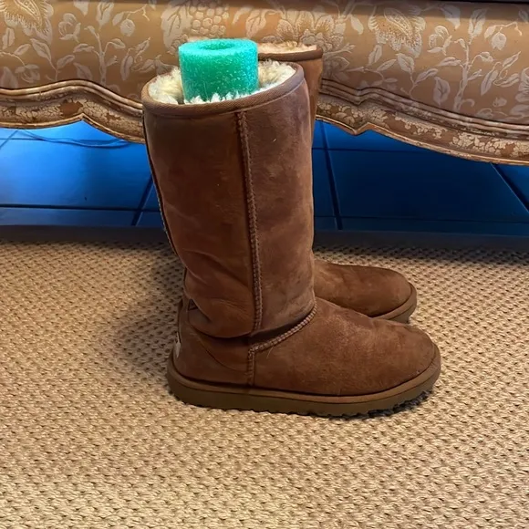 Ugg boots size 5 chestnut color