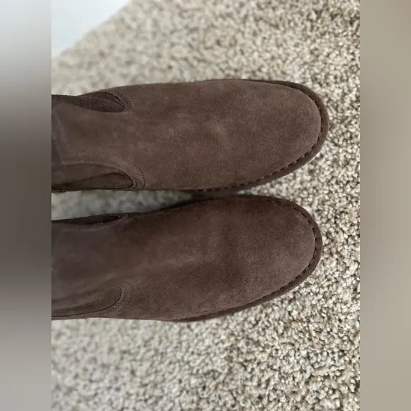 UGG‎ Chelsea leather suede ankle boots women size 8 brown