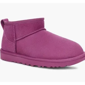 UGG Classic Ultra Mini Boots Mangosteen Women Boots NIB Size 8M Authentic