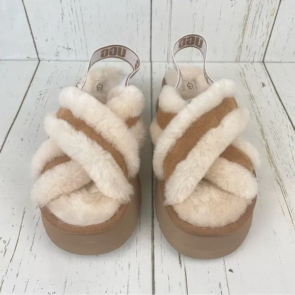 UGG Disco‎ Cross Slide Platform Sandals