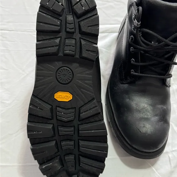 UGG Men's Black Leather Boots