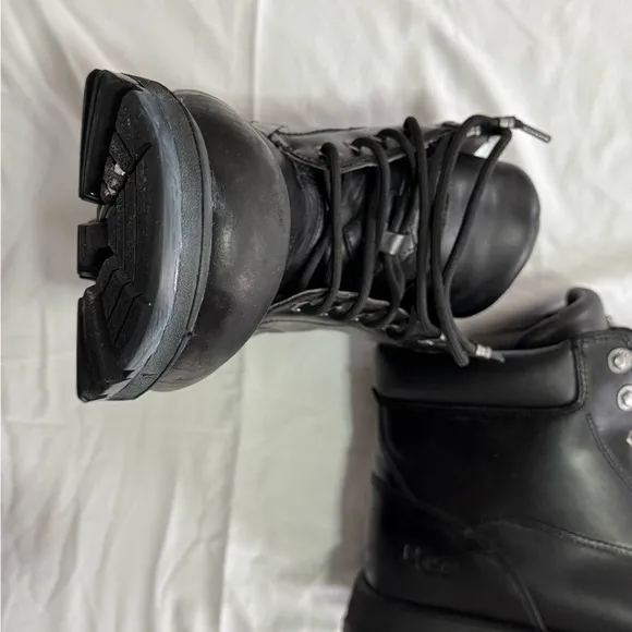 UGG Men's Black Leather Boots
