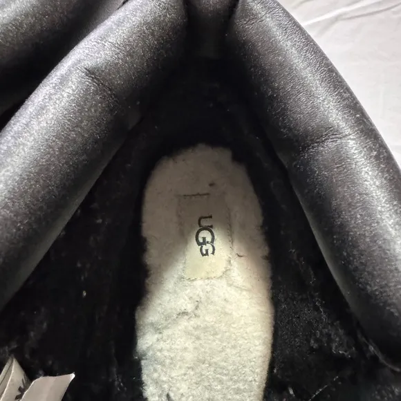 UGG Men's Black Leather Boots