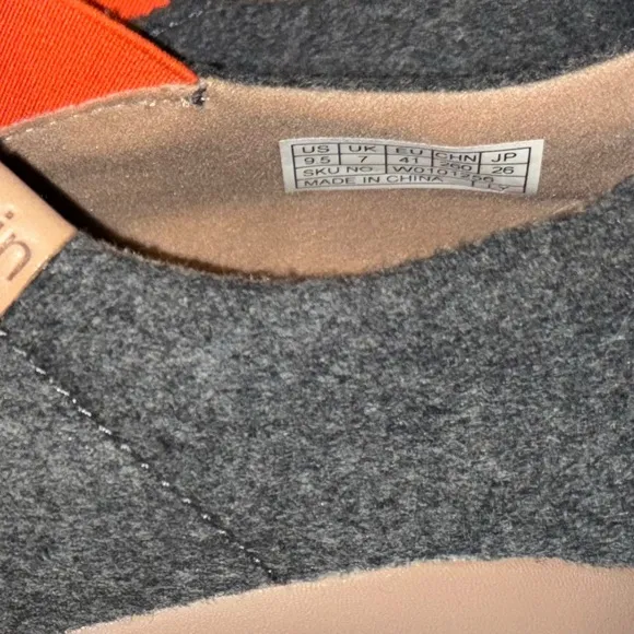 UIN Toledo II Wool Loafers Womens 9.5 Gray Slip On Sneakers Shoes Comfort Travel