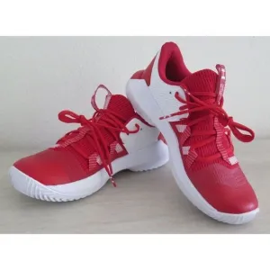 Under Armour 3021377 600 Women's Sz 5 Red/White Block City 2.0 Volleyball Shoes