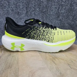 Under Armour Infinite Elite Mens Size 11 Black Yellow Running Shoes 3027189-002