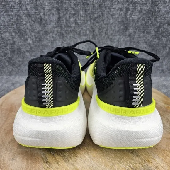 Under Armour Infinite Elite Mens Size 11 Black Yellow Running Shoes 3027189-002