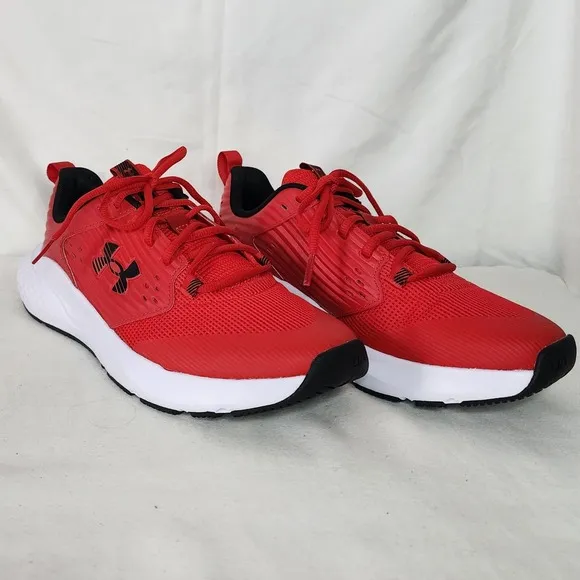 Under Armour Running Shoes Athletic Training Gym Hard to find Red Size 8