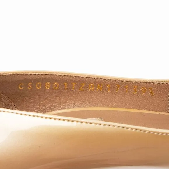 Valentino Patent Leather Rockstud Bow Peep Toe Pumps - Size 9.5 / 39.5