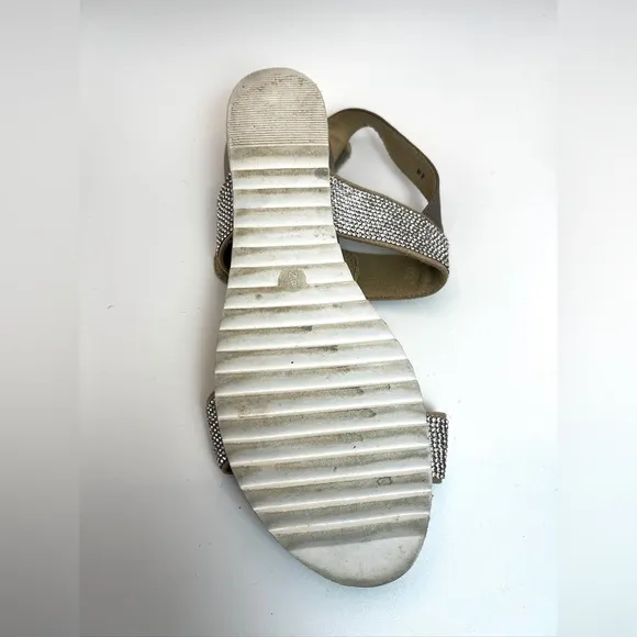 Van Eli sparkle flat Sandals 8N