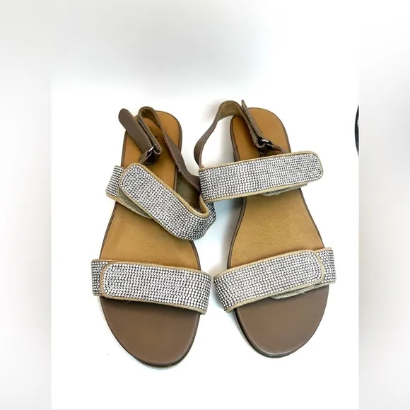 Van Eli sparkle flat Sandals 8N