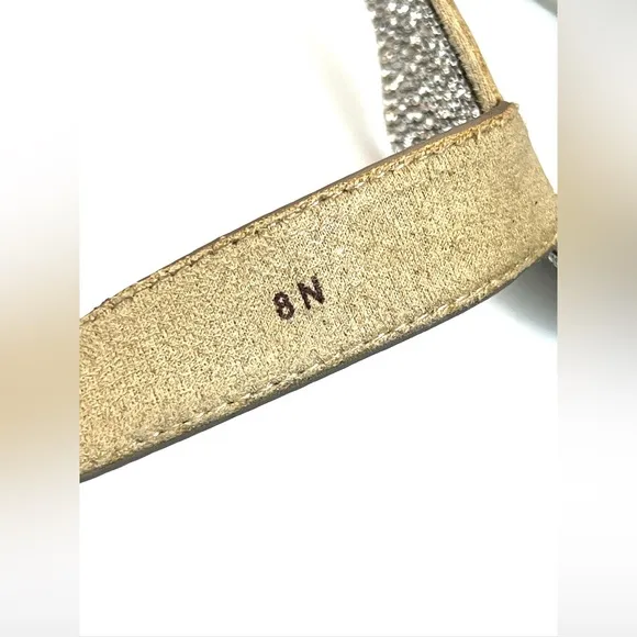 Van Eli sparkle flat Sandals 8N