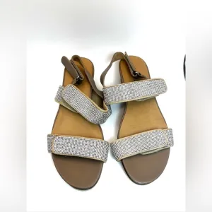 Van Eli sparkle flat Sandals 8N