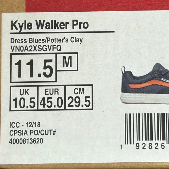 Van Kyle Walker Pro Dress Blues Potter's Clay Shoes
