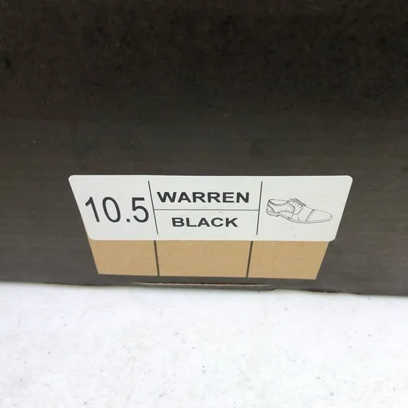 Vance Co Warren Black Oxford Dress Shoes