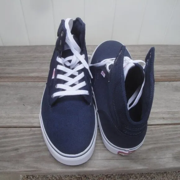 VANS Men's Shoes Dress Blue or Navy-Blue Winston High-Top 9.5 NEW