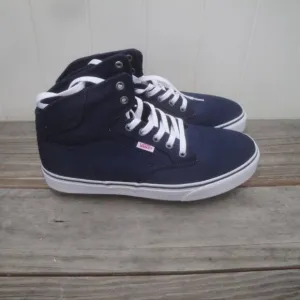 VANS Men's Shoes Dress Blue or Navy-Blue Winston High-Top 9.5 NEW