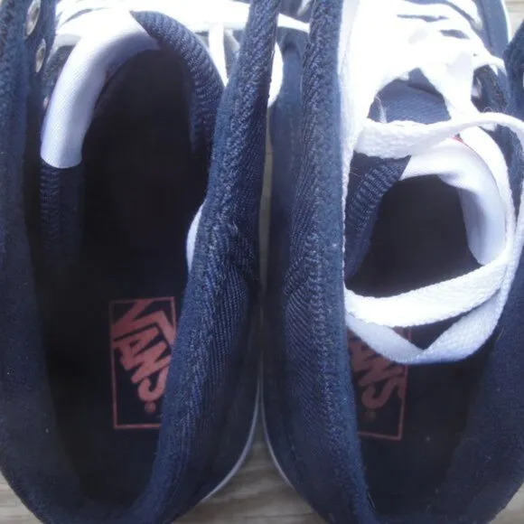 VANS Men's Shoes Dress Blue or Navy-Blue Winston High-Top 9.5 NEW