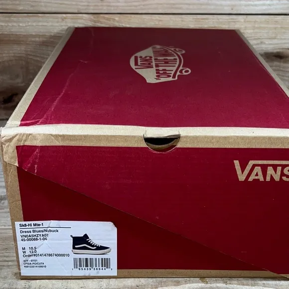 Vans Men’s Sk8-Hi MTE Dress Blues Nubuck Shoes: VN0A5HZYA07: