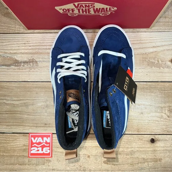 Vans Men’s Sk8-Hi MTE Dress Blues Nubuck Shoes: VN0A5HZYA07: