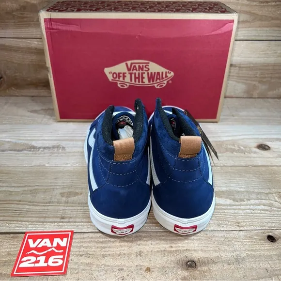 Vans Men’s Sk8-Hi MTE Dress Blues Nubuck Shoes: VN0A5HZYA07: