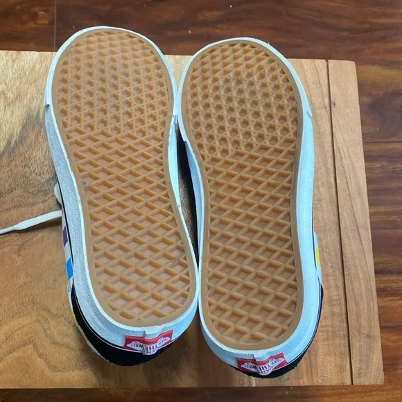 Vans Multicolor Checkerboard Women's Shoes Size 10