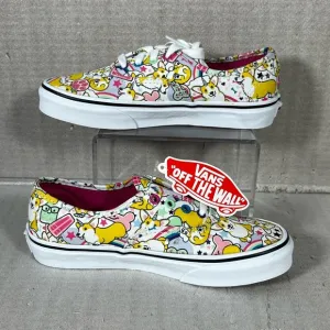 Vans New Uni-Corgi Rainbow Sneakers Size Junior 4/CM 22