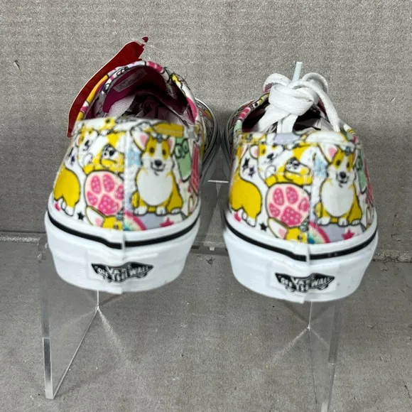 Vans New Uni-Corgi Rainbow Sneakers Size Junior 4/CM 22